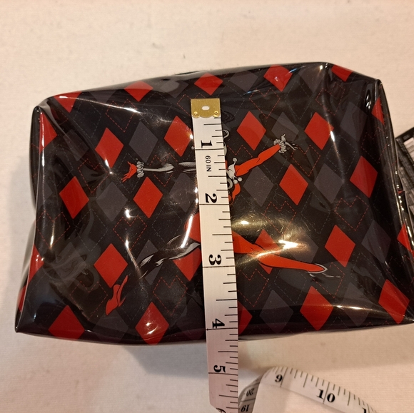 DC Comics Harley Quinn Poison Ivy x Revolution Joker Cosmetic Bag NWT - Picture 8 of 9